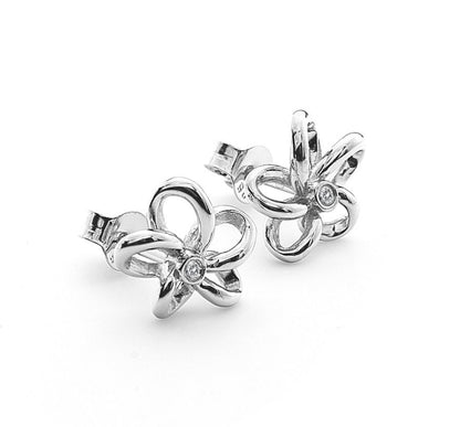 Hot Diamonds Silver Flower Stud Earrings