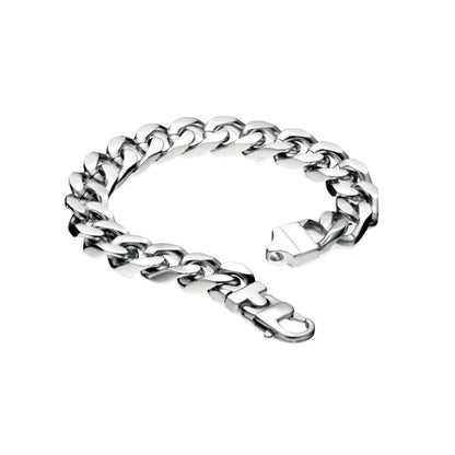 Fred Bennett Men’s Heavyweight Curb Chain Stainless Steel Bracelet