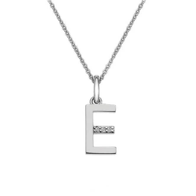 Hot Diamonds Silver Initial Pendant