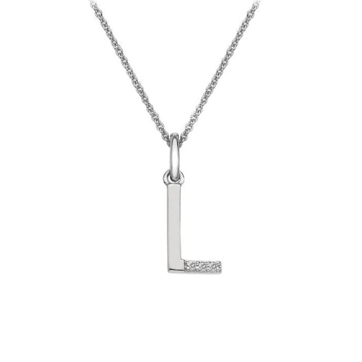 Hot Diamonds Silver Initial Pendant