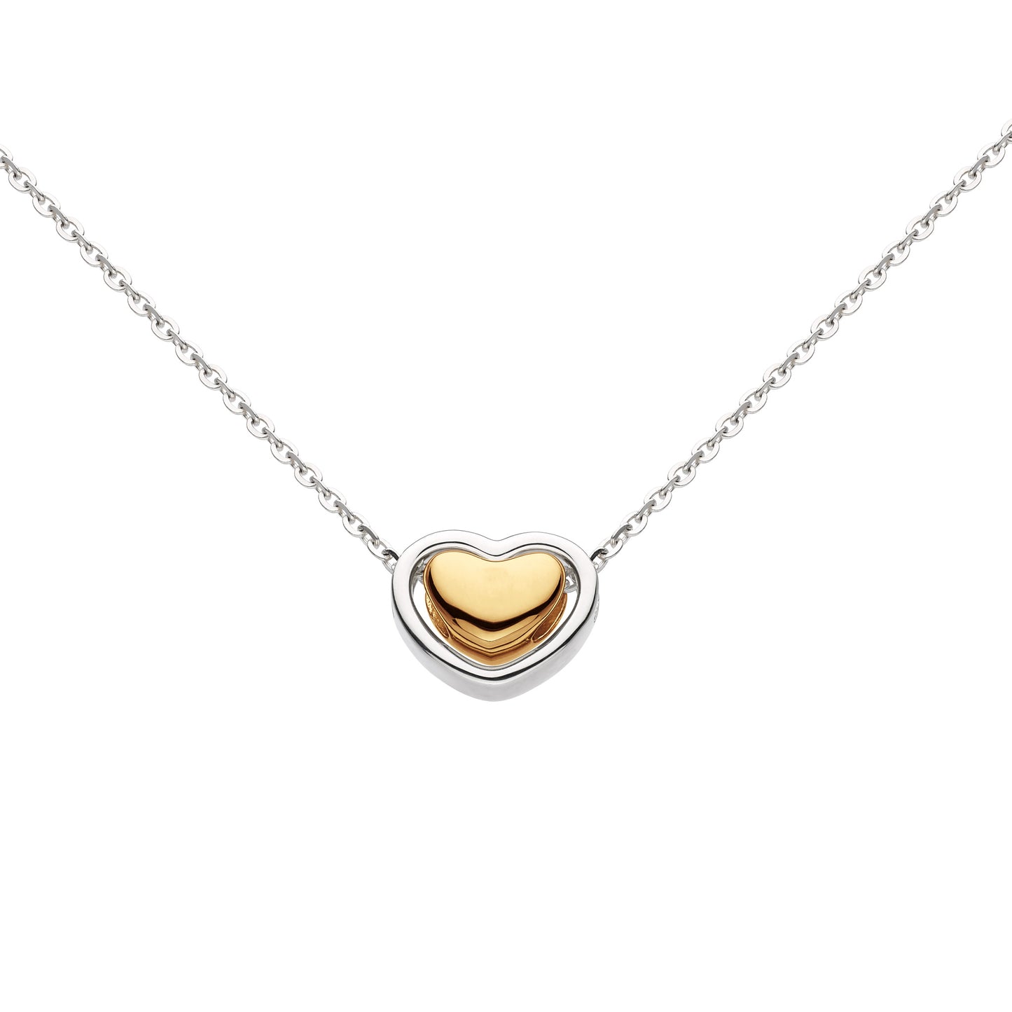 Kit Heath Heart of Gold Necklace in Silver