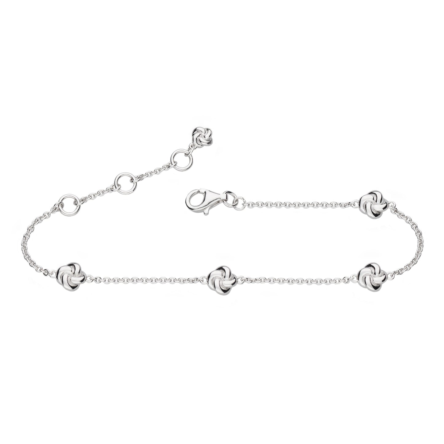 Kit Heath Marina Tide Knot Bracelet in Silver